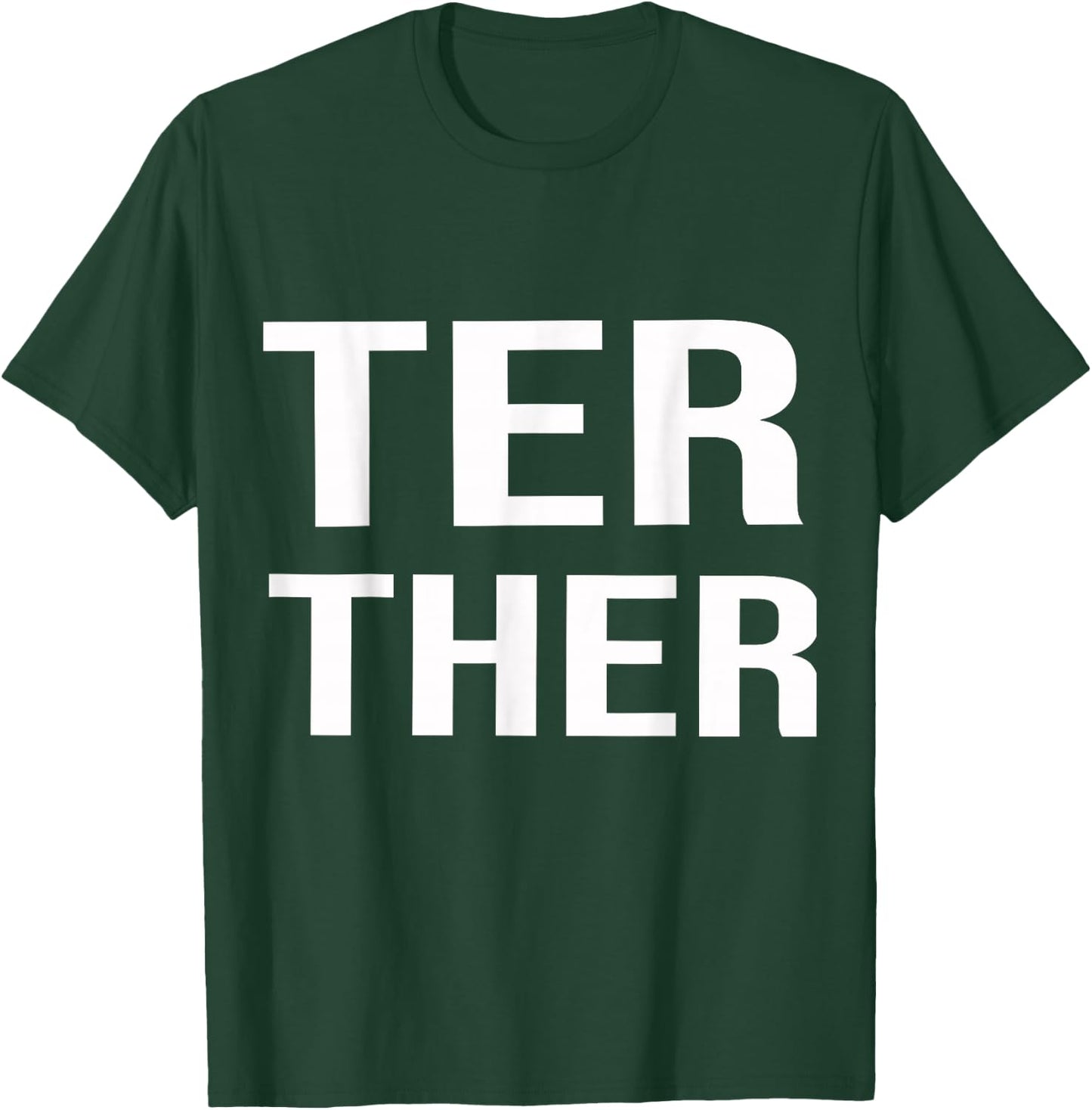 Matching Couples and Best Friends Better Together 2nd Part T-Shirt - T-Shirt | Forest