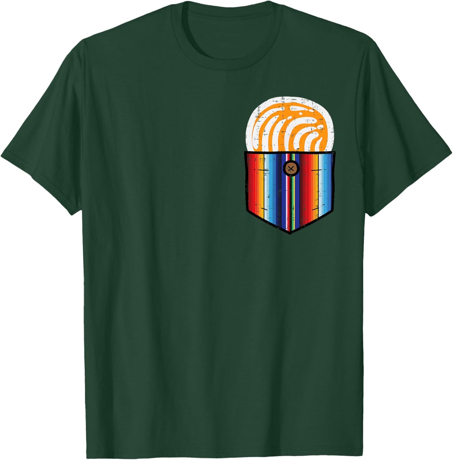 Conchas Serape Pocket Cinco De Mayo Mexican Fiesta Party T-Shirt - T-Shirt | Forest