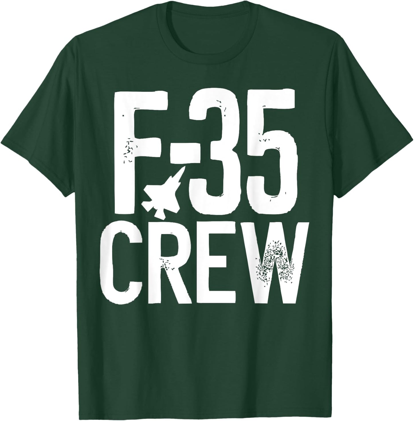 F-35 Lightning Squad of Jet Fighter Crew I Team Fighter jet T-Shirt - T-Shirt | Forest