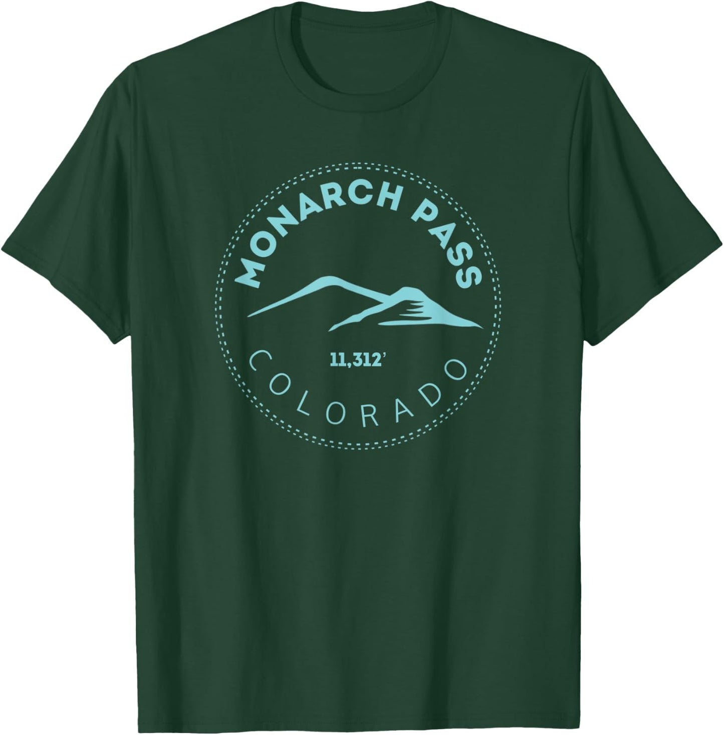 Monarch Pass Colorado Blue Bird Day - Elevated Mountain Pass T-Shirt - T-Shirt | Forest