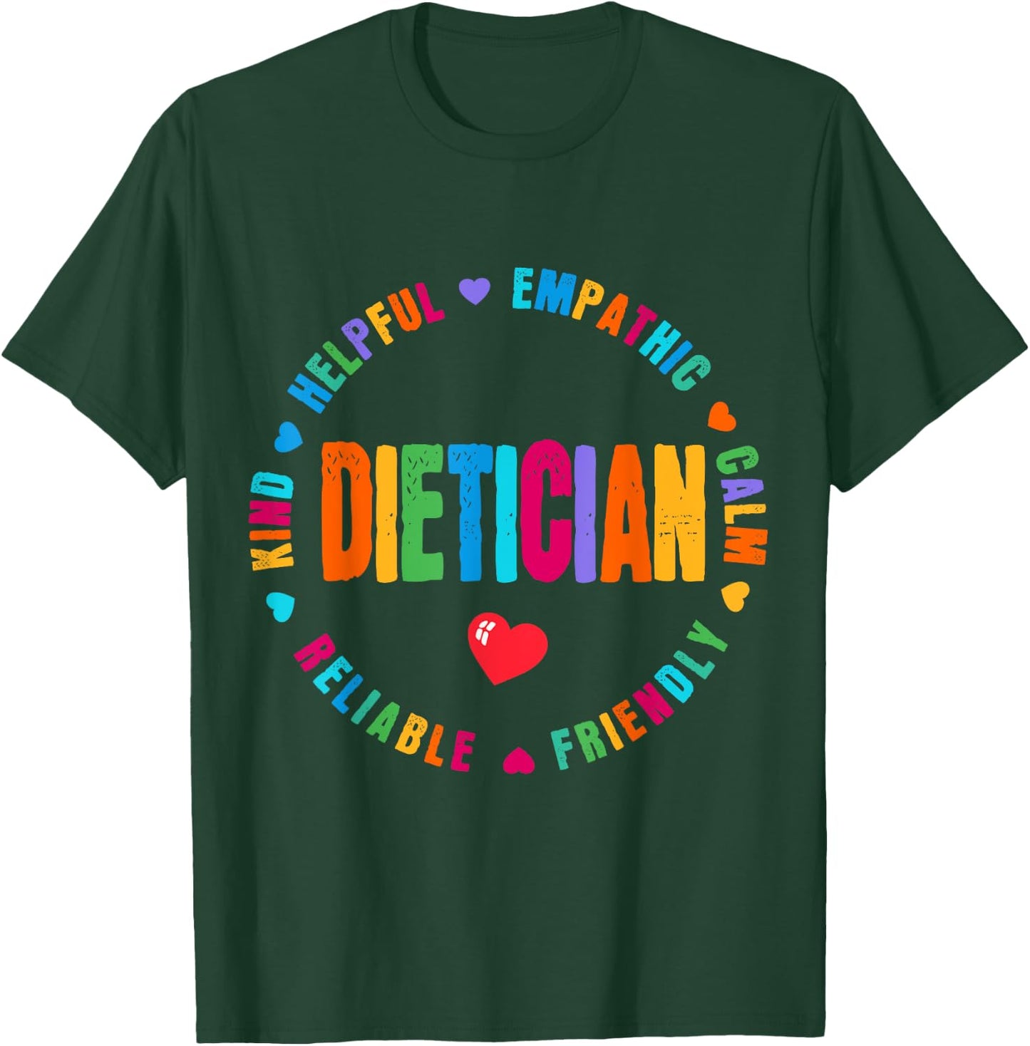 Dietician Team Appreciation Week healthcare workers Women T-Shirt - T-Shirt | Forest