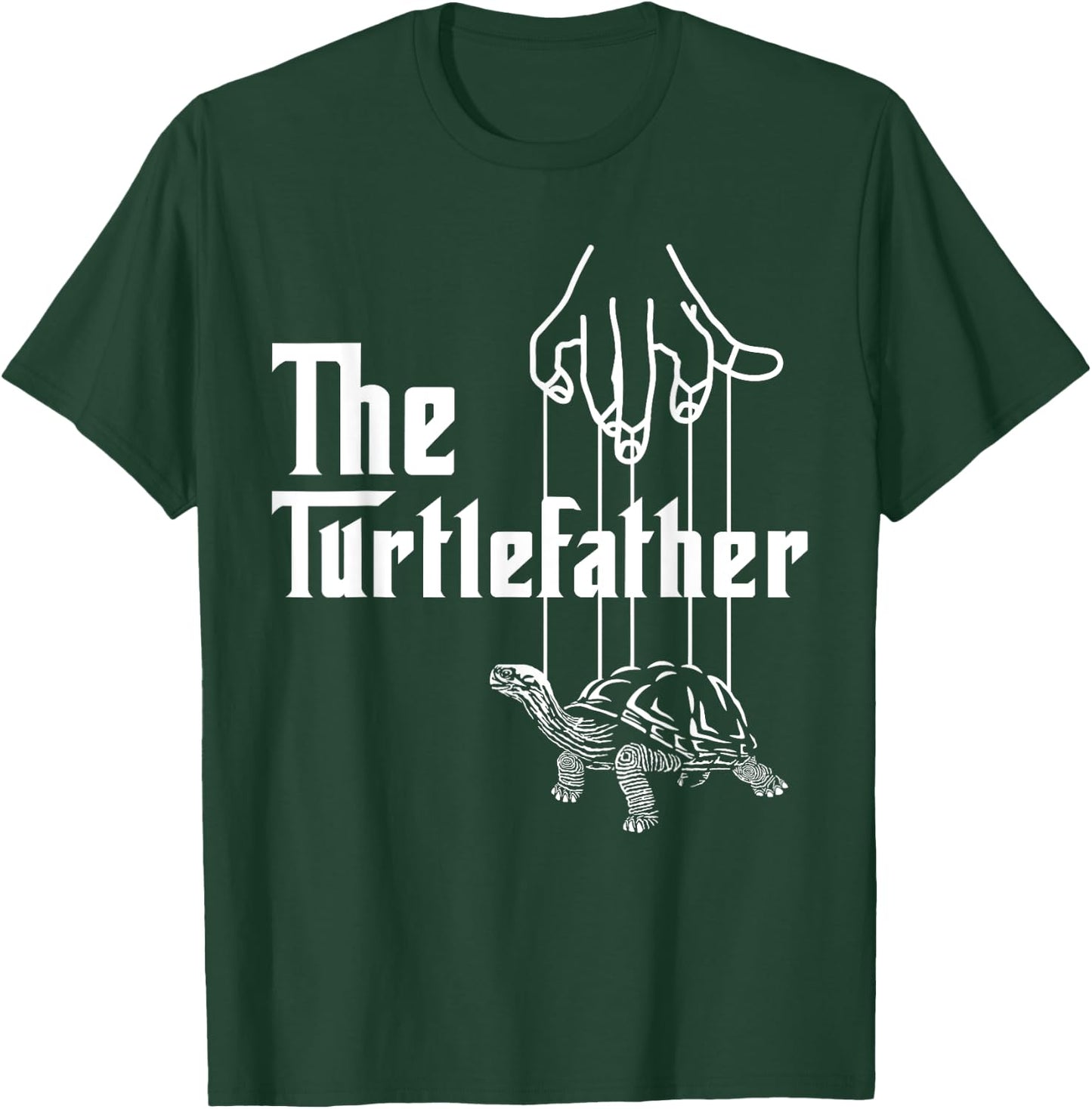 The Turtlefather Sea Turtle Dad Fathers Day Tortoise T-Shirt - T-Shirt | Forest