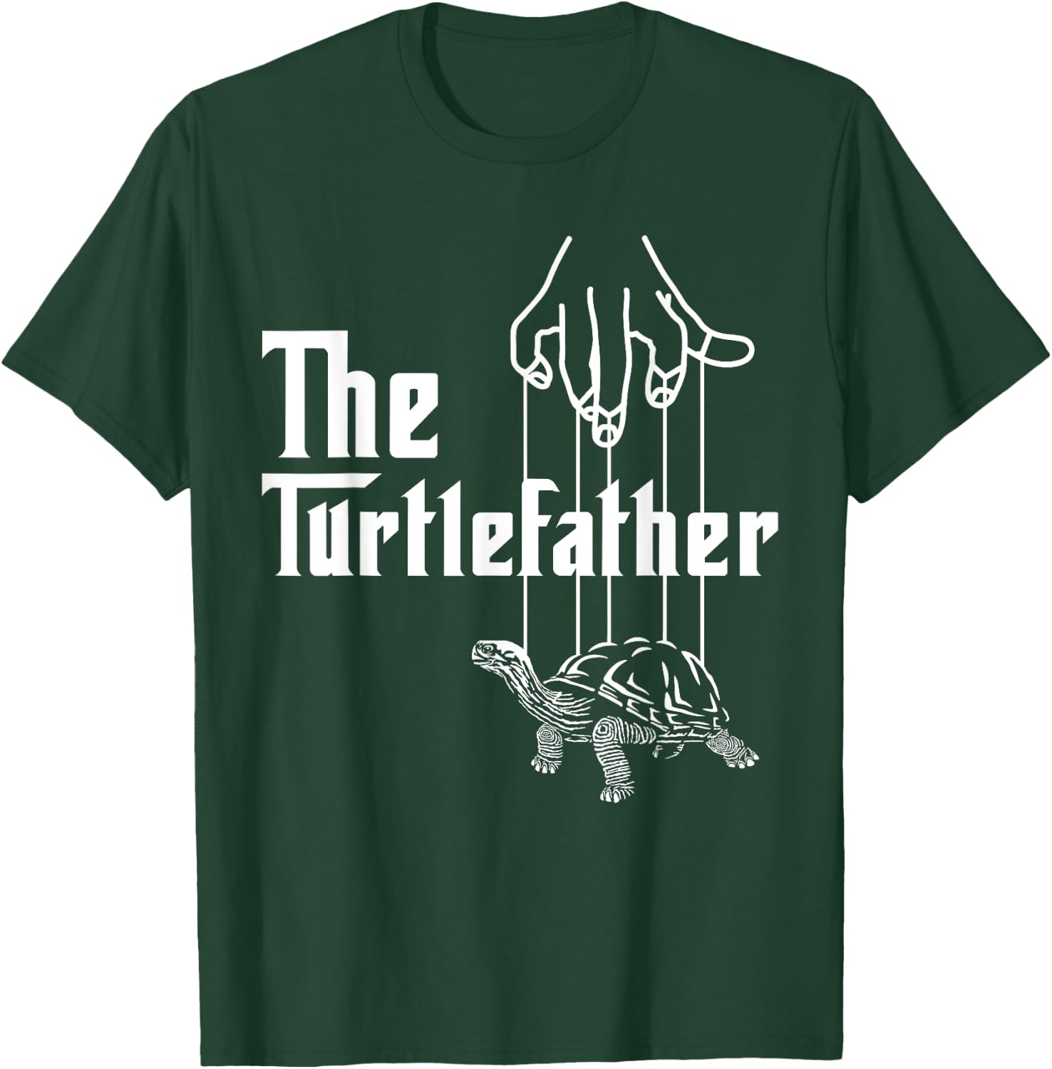 The Turtlefather Sea Turtle Dad Fathers Day Tortoise T-Shirt - T-Shirt | Forest