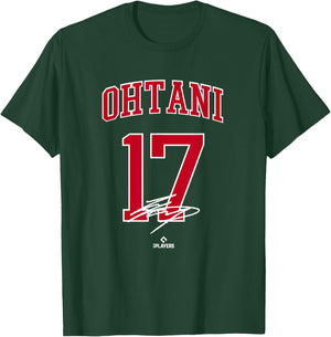 Shohei Ohtani Los Angeles Baseball Player California Sports T-Shirt - T-Shirt | Forest