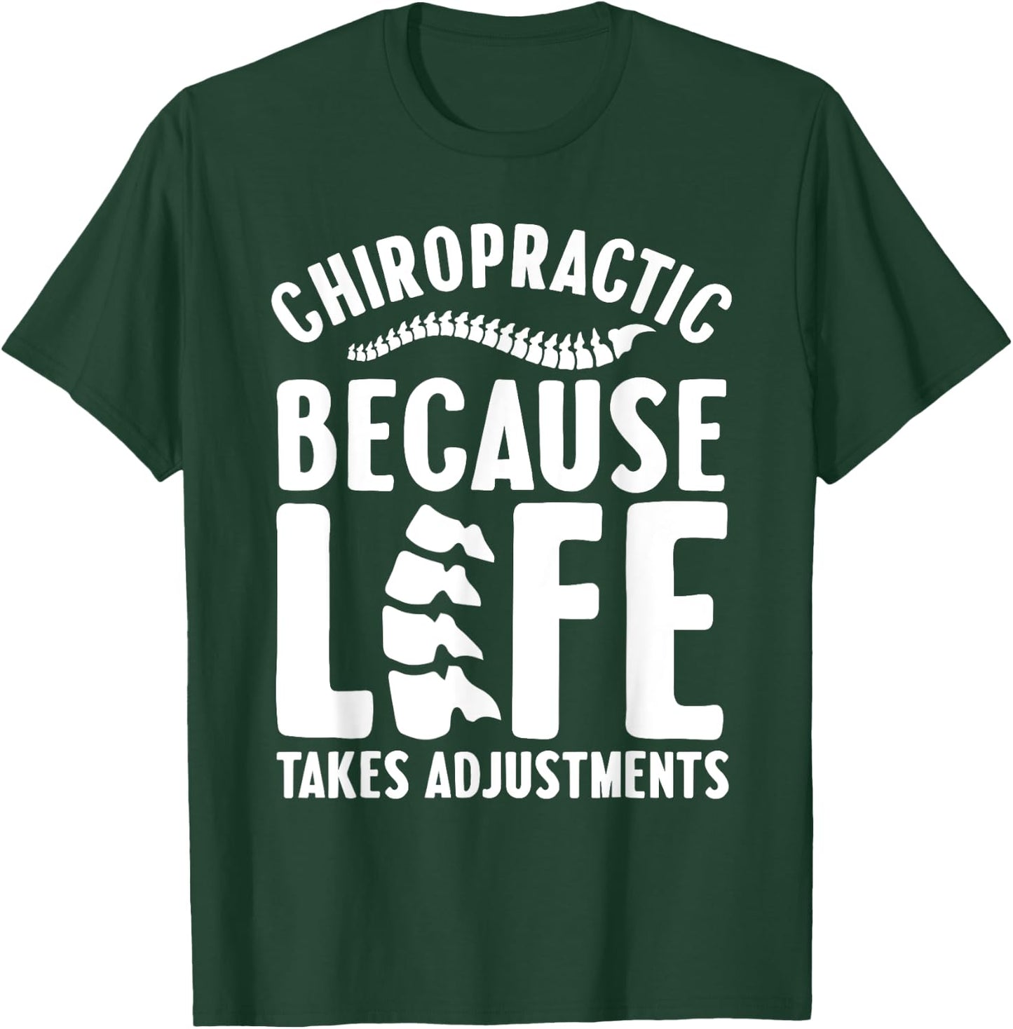 Funny Chiropractic Gift Women Chiropractic Assistant T-Shirt - T-Shirt | Forest