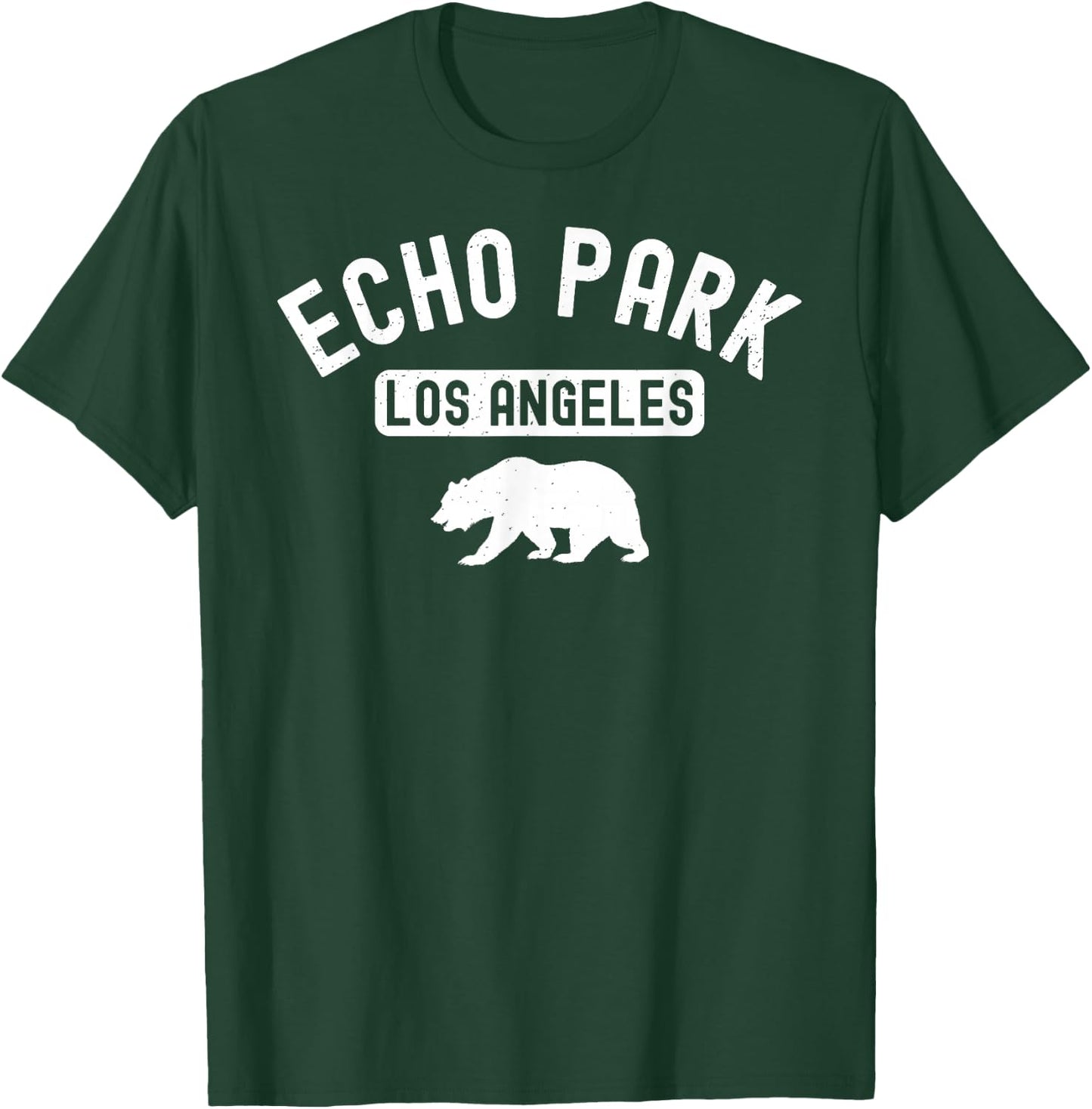 Echo Park Los Angeles City Street Sunset Alvarado Lake 323 T-Shirt - T-Shirt | Forest