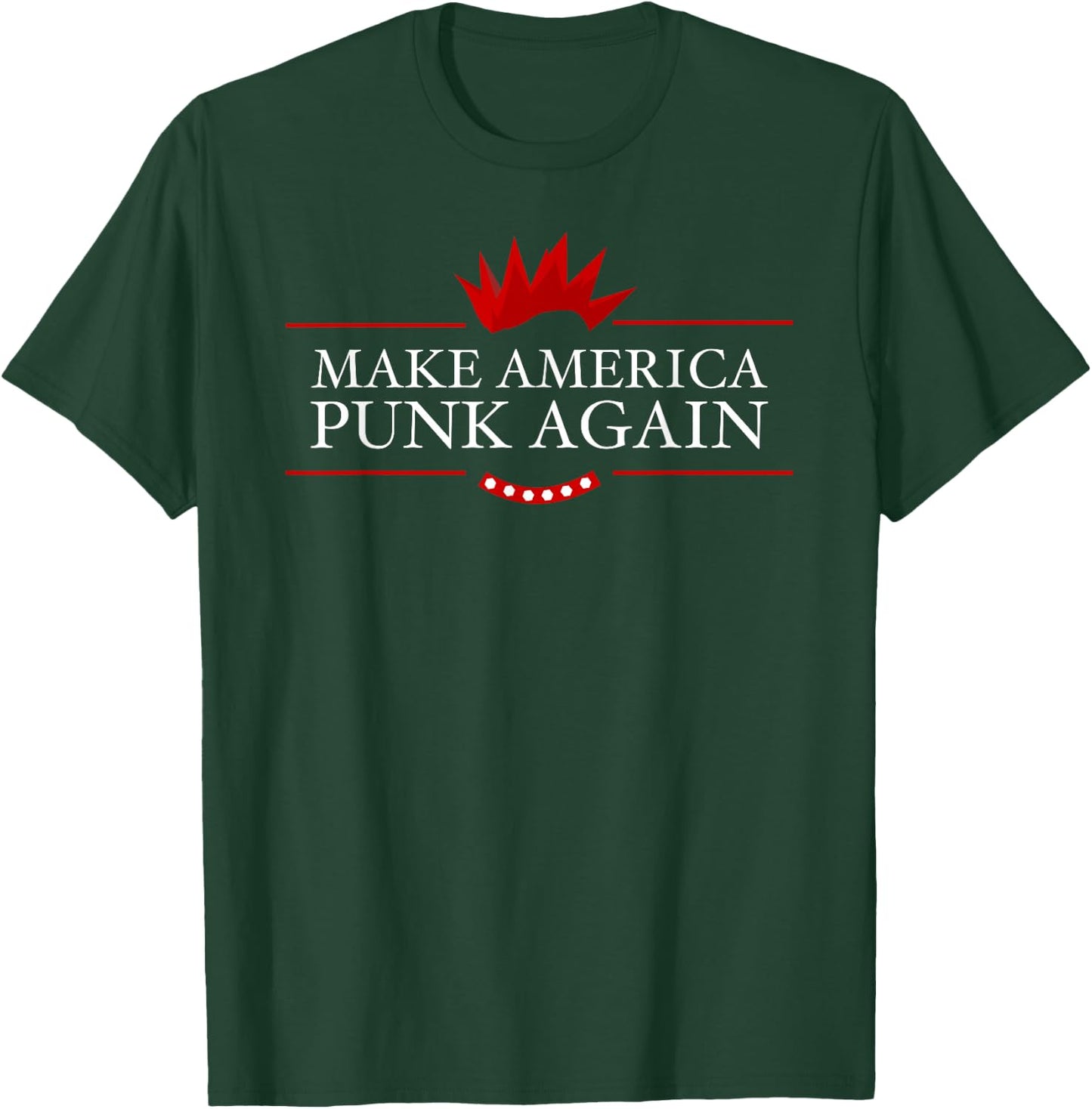Make America Punk Again Anti Trump Rock Gift T-Shirt - T-Shirt | Forest