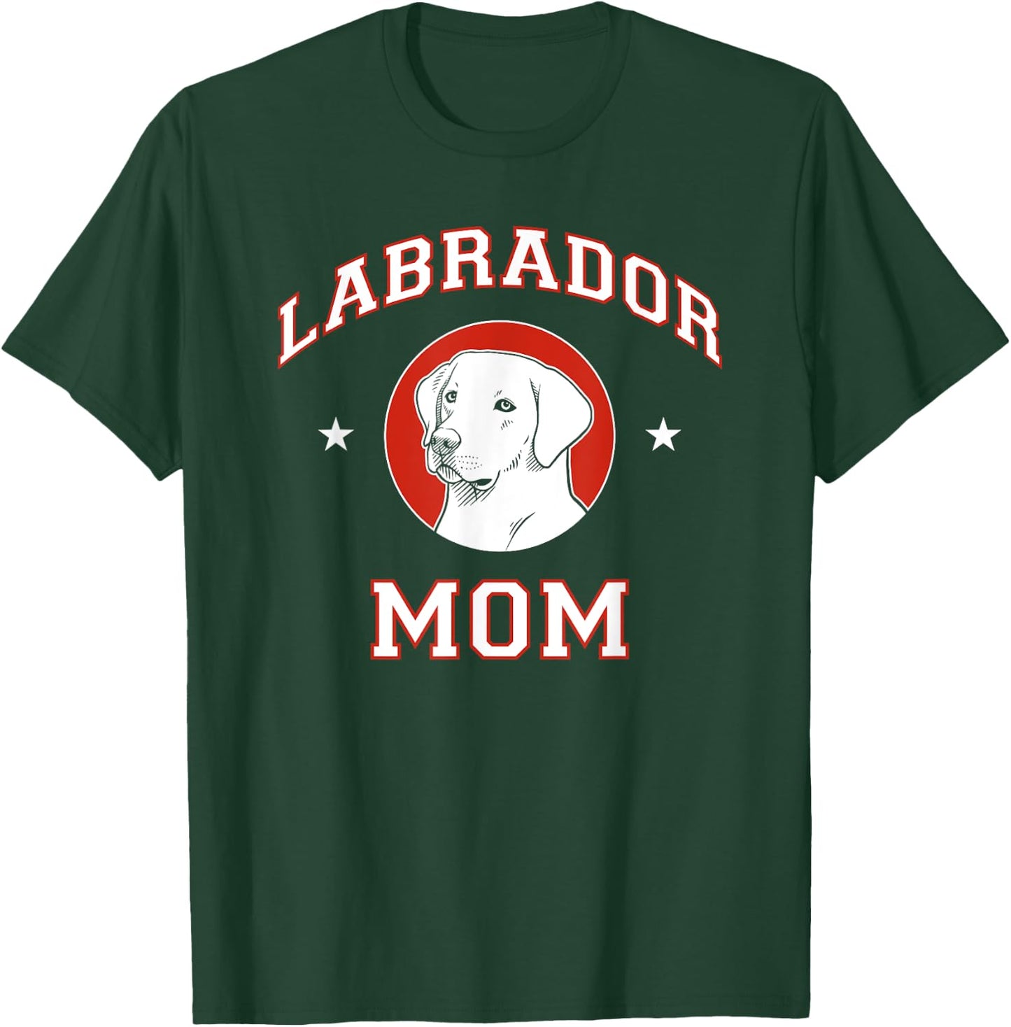 Labrador Retriever Mom Dog Mother Men Women Girls Kids T-Shirt - T-Shirt | Forest