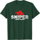 Sniper Photographer Photography Photojournalist Cameraman T-Shirt - T-Shirt | Forest