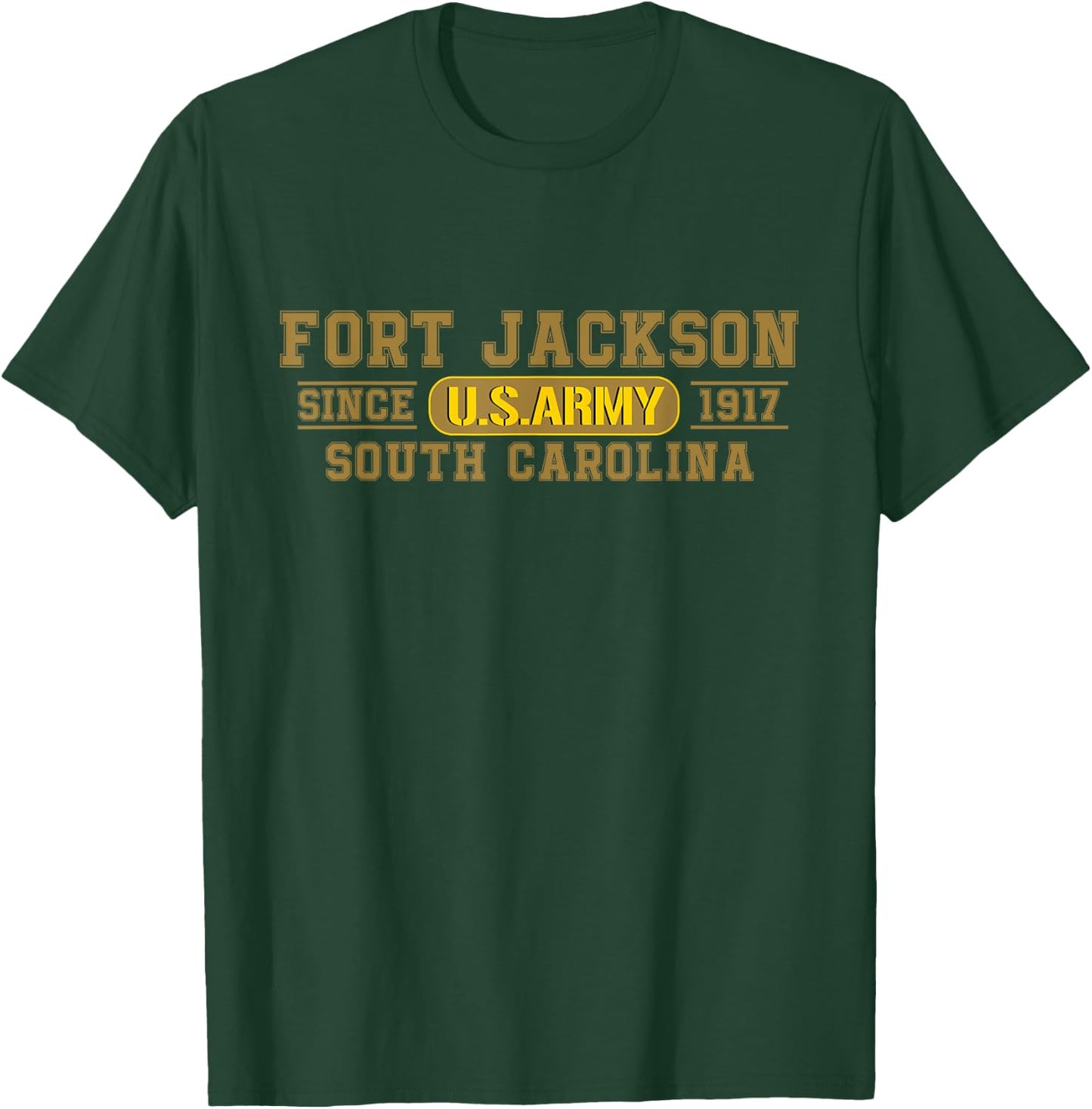 Fort Jackson Army Basic Training South Carolina SC T-Shirt - T-Shirt | Forest