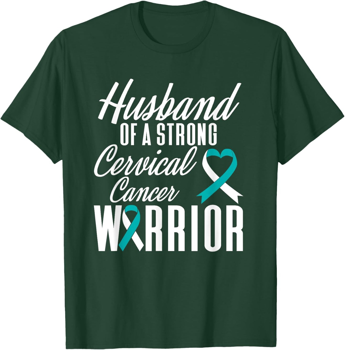 Cervical Cancer Awareness Warrior Survivor T-Shirt - T-Shirt | Forest