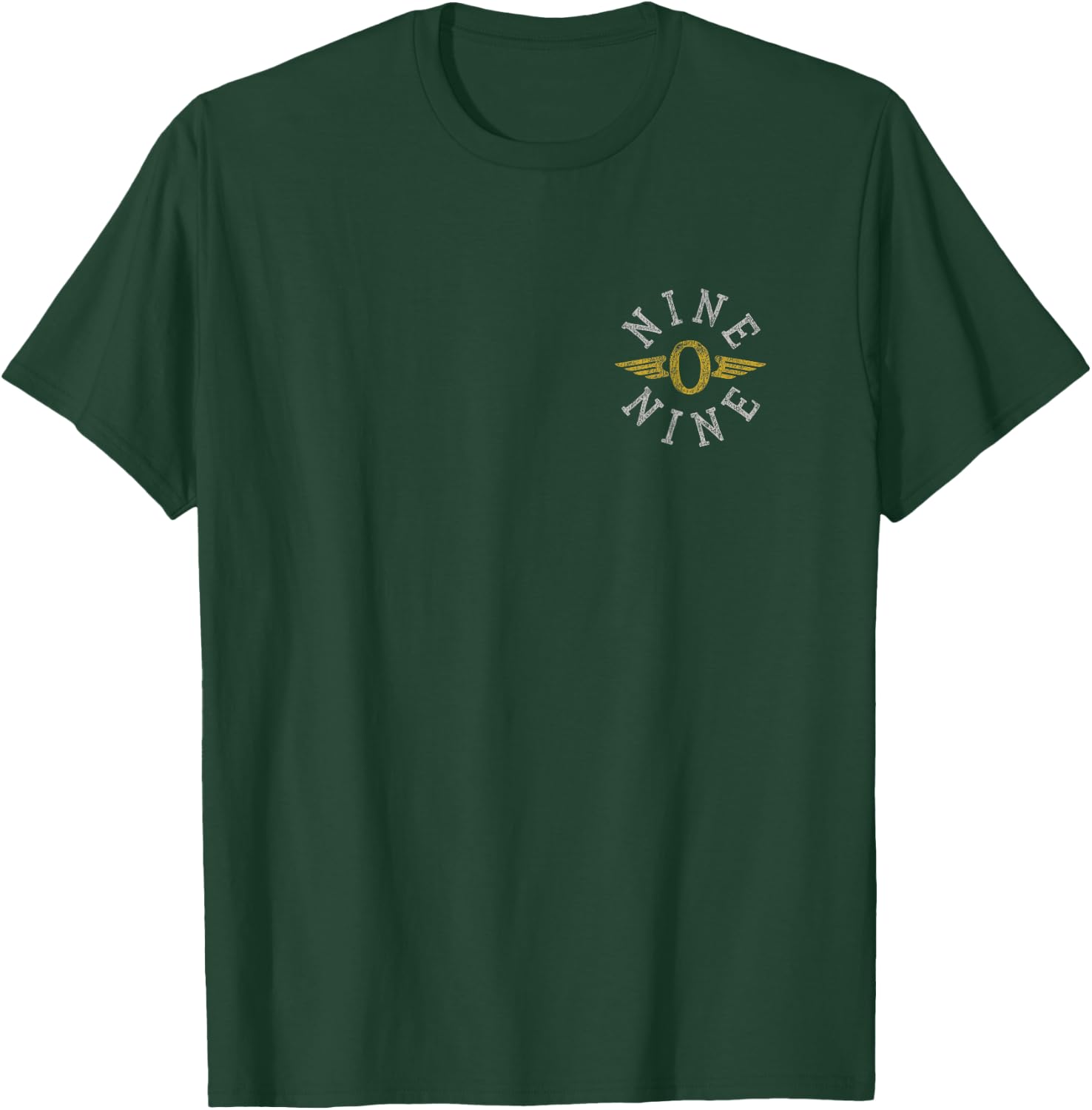 B-17 Flying Fortress Nine-O-Nine Nose Art Front & Back Print T-Shirt - T-Shirt | Forest