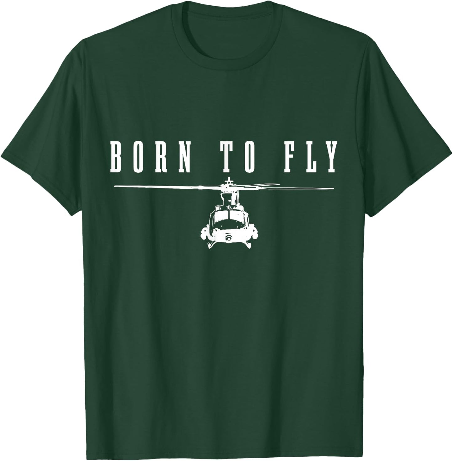 Helicopter Pilot T-Shirt - T-Shirt | Forest