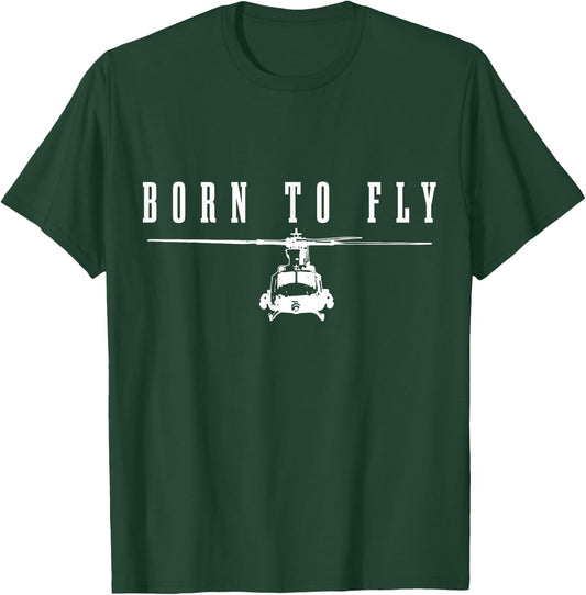 Helicopter Pilot T-Shirt - T-Shirt | Forest