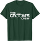 Groom Crew Bachelor Party Funny Handcuffs Group Matching T-Shirt - T-Shirt | Forest