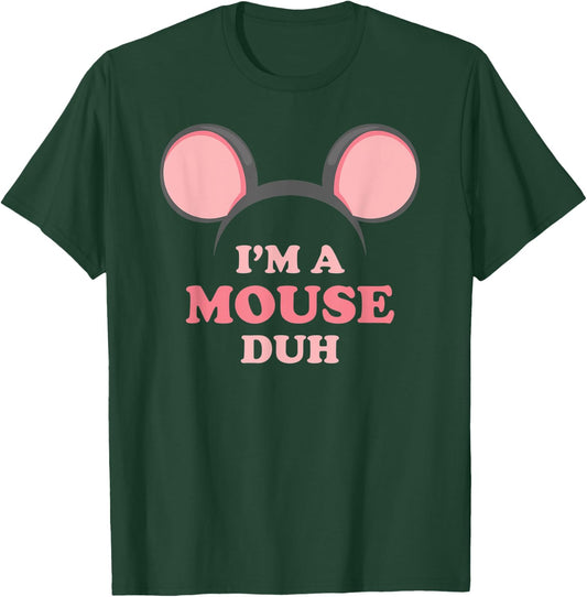 I'm A Mouse, Duh Funny Halloween Costume T-Shirt - T-Shirt | Forest