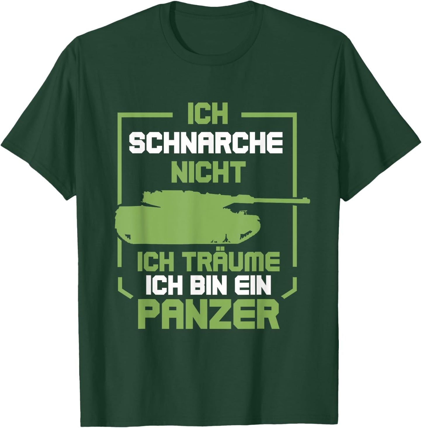 Tank Driver for Military German Army Tiger Tank WW2 T-Shirt - T-Shirt | Forest