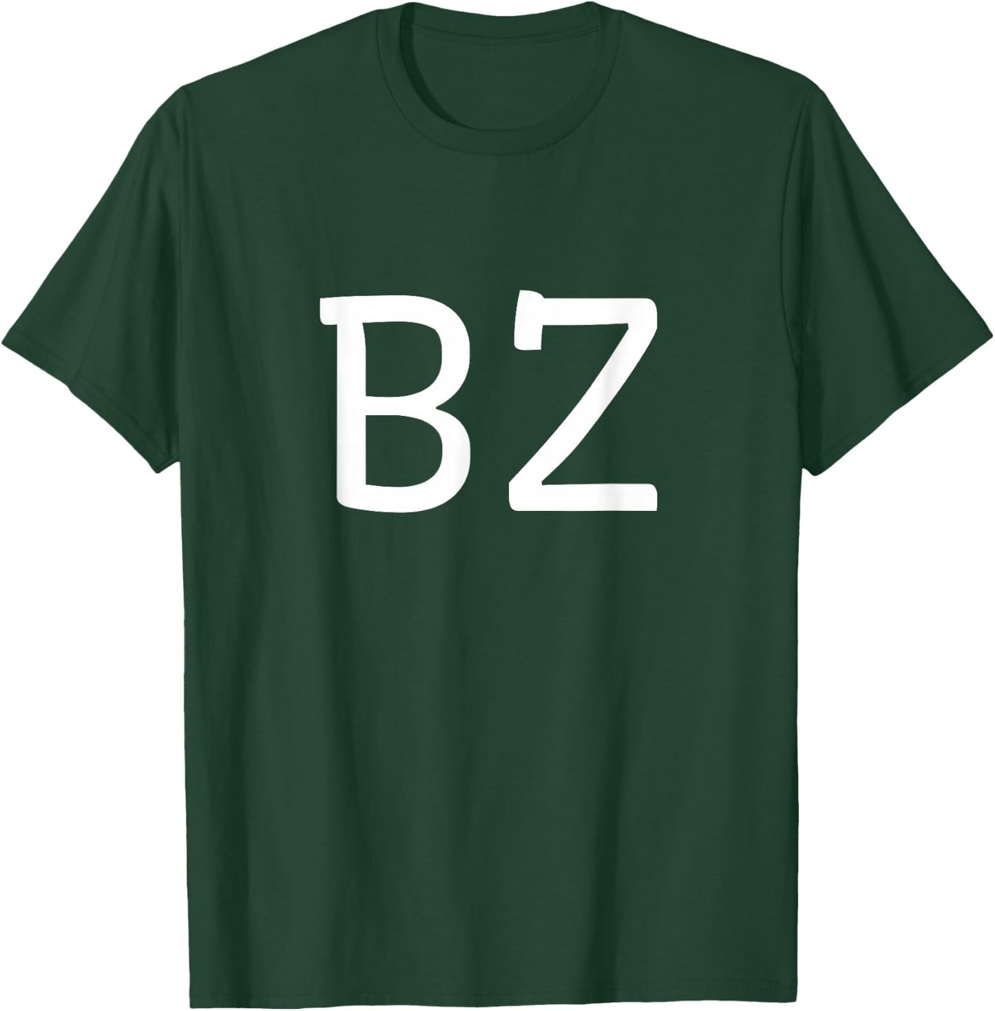 BZ Two Letter Pair - Elegant Personalized Initials T-Shirt - T-Shirt | Forest