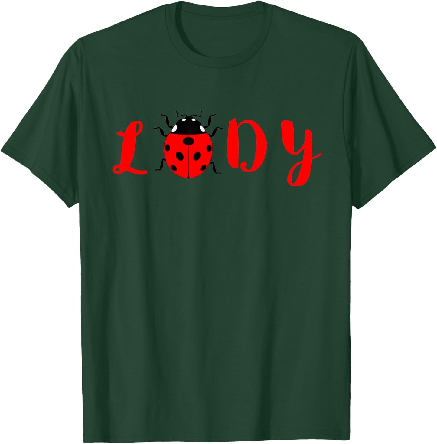 Ladybug Cute Ladybug Insect Lady Bug Lover Entomologist T-Shirt - T-Shirt | Forest