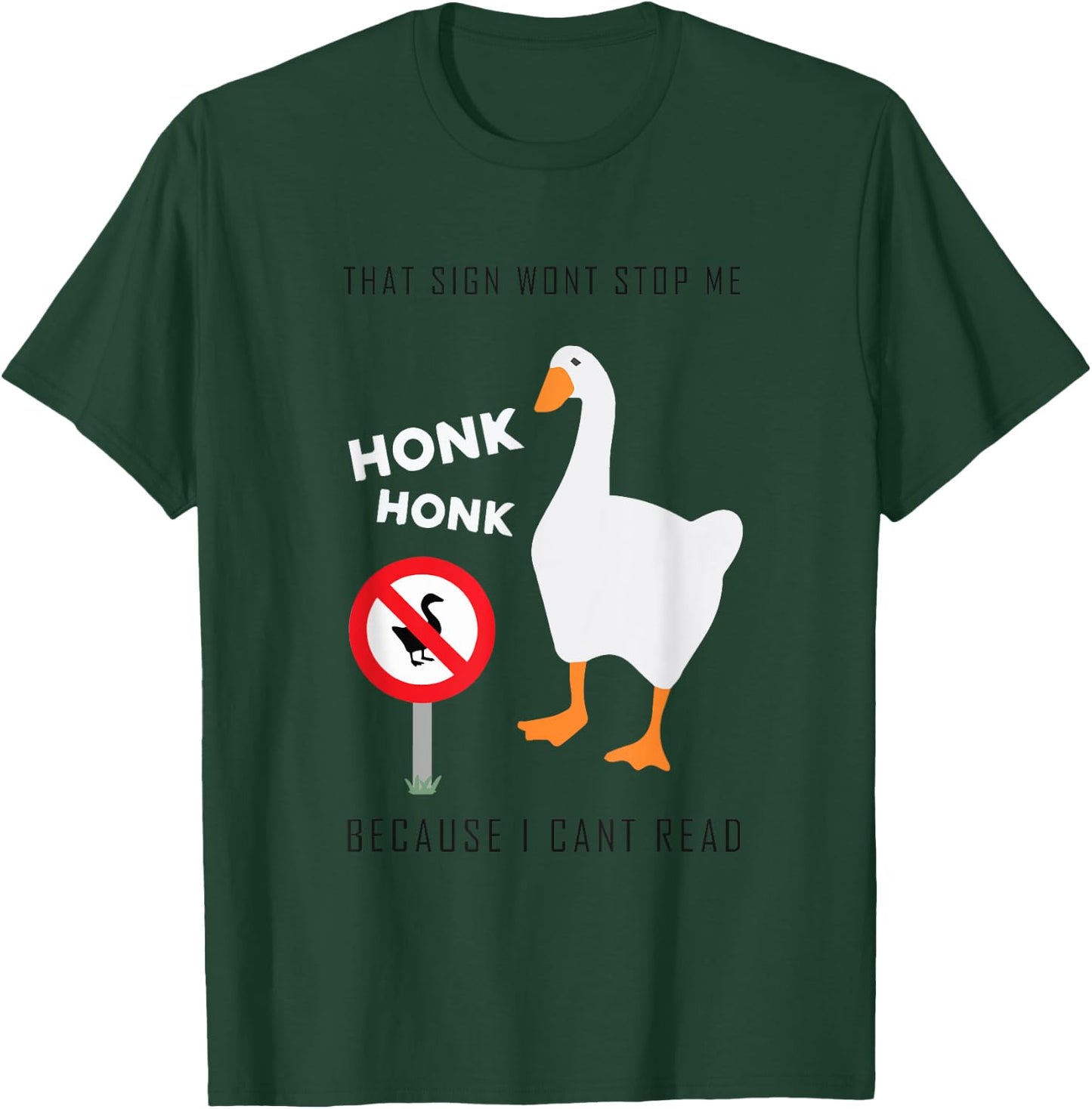 Untitled Goose Game Funny T-Shirt - T-Shirt | Forest