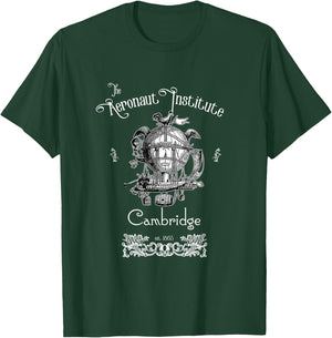 The Aeronaut Institute Steampunk dirigible pilot T-Shirt - T-Shirt | Forest