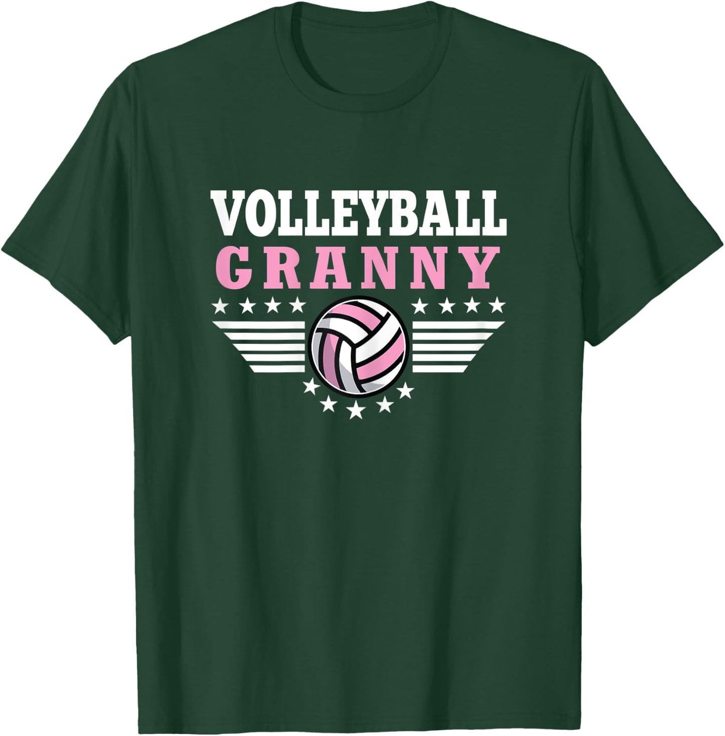 Volleyball Granny Funny Ball Granny Mother's Day Gifts T-Shirt - T-Shirt | Forest