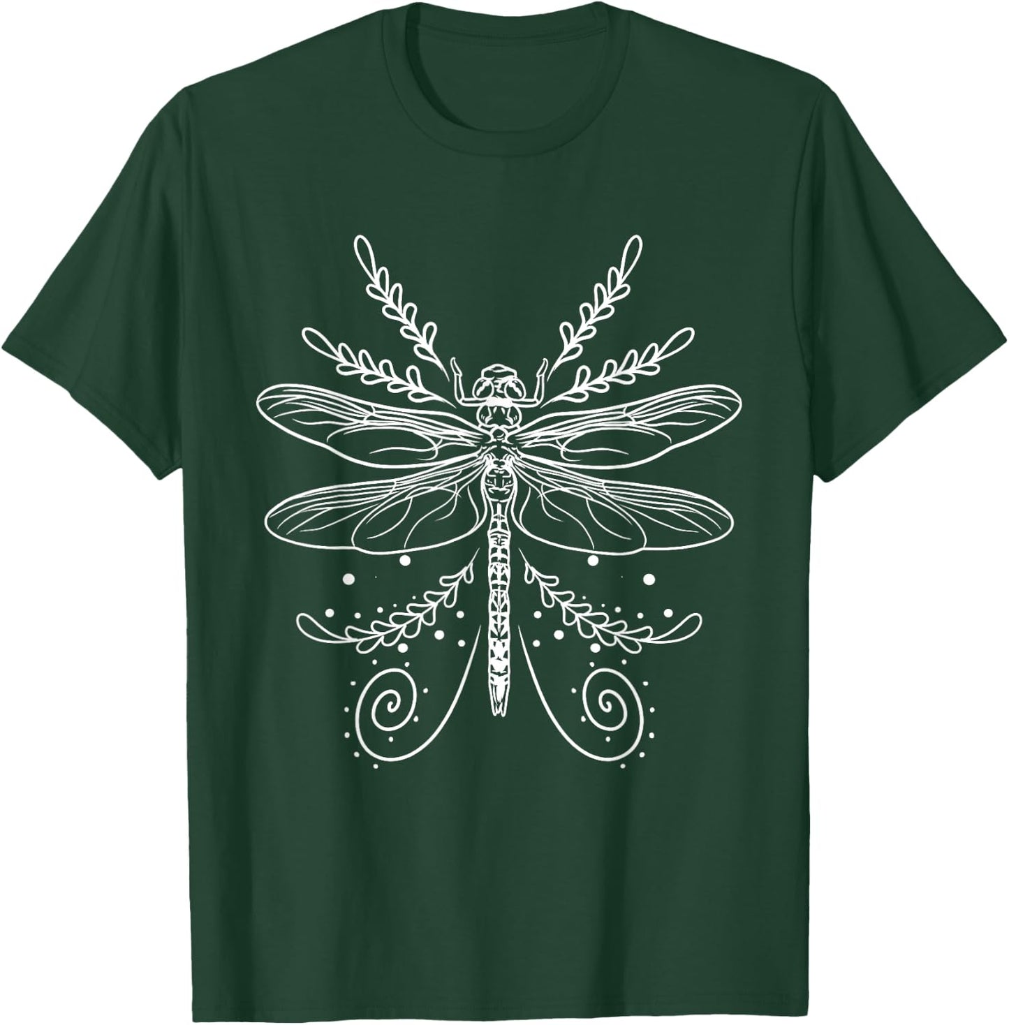 Dragonfly Shirt Gothic Dragonfly Entomology Insect Lover T-Shirt - T-Shirt | Forest