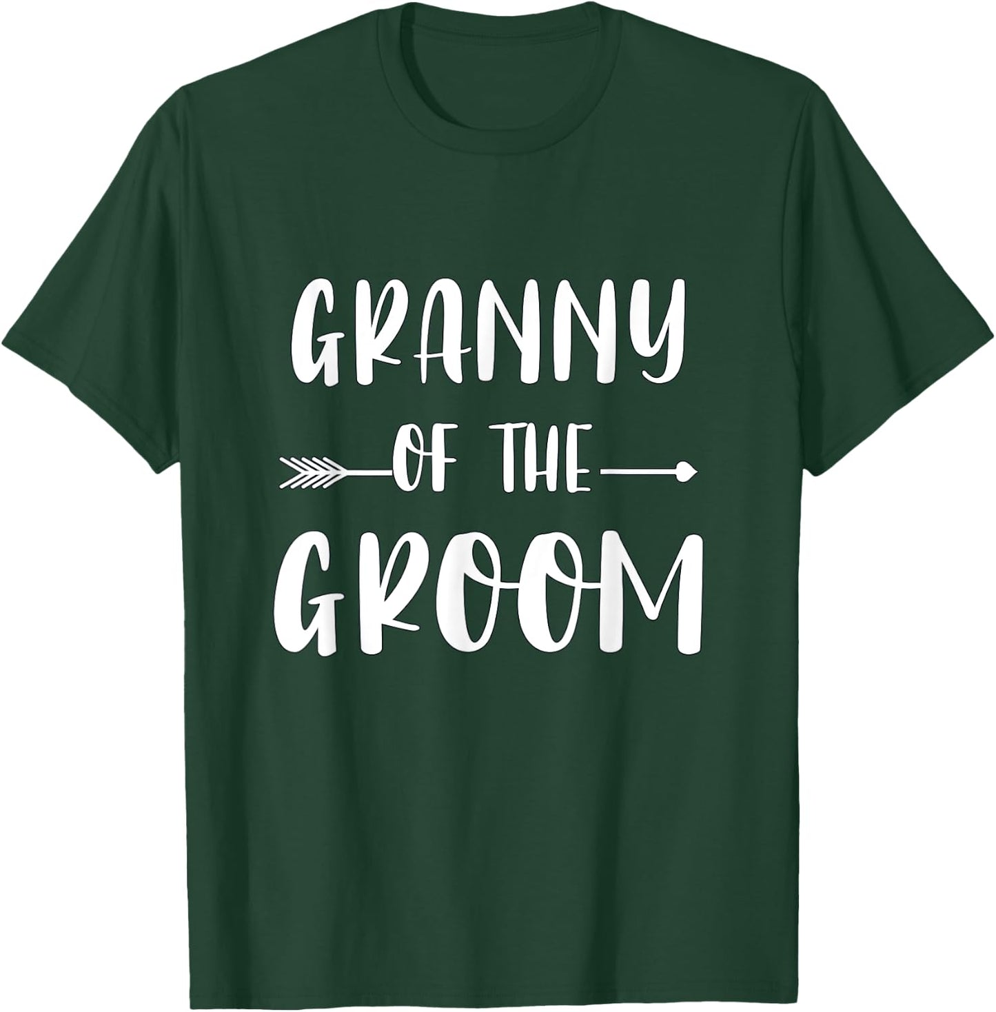 Granny Of The Groom Wedding Party Matching Bridal Party T-Shirt - T-Shirt | Forest