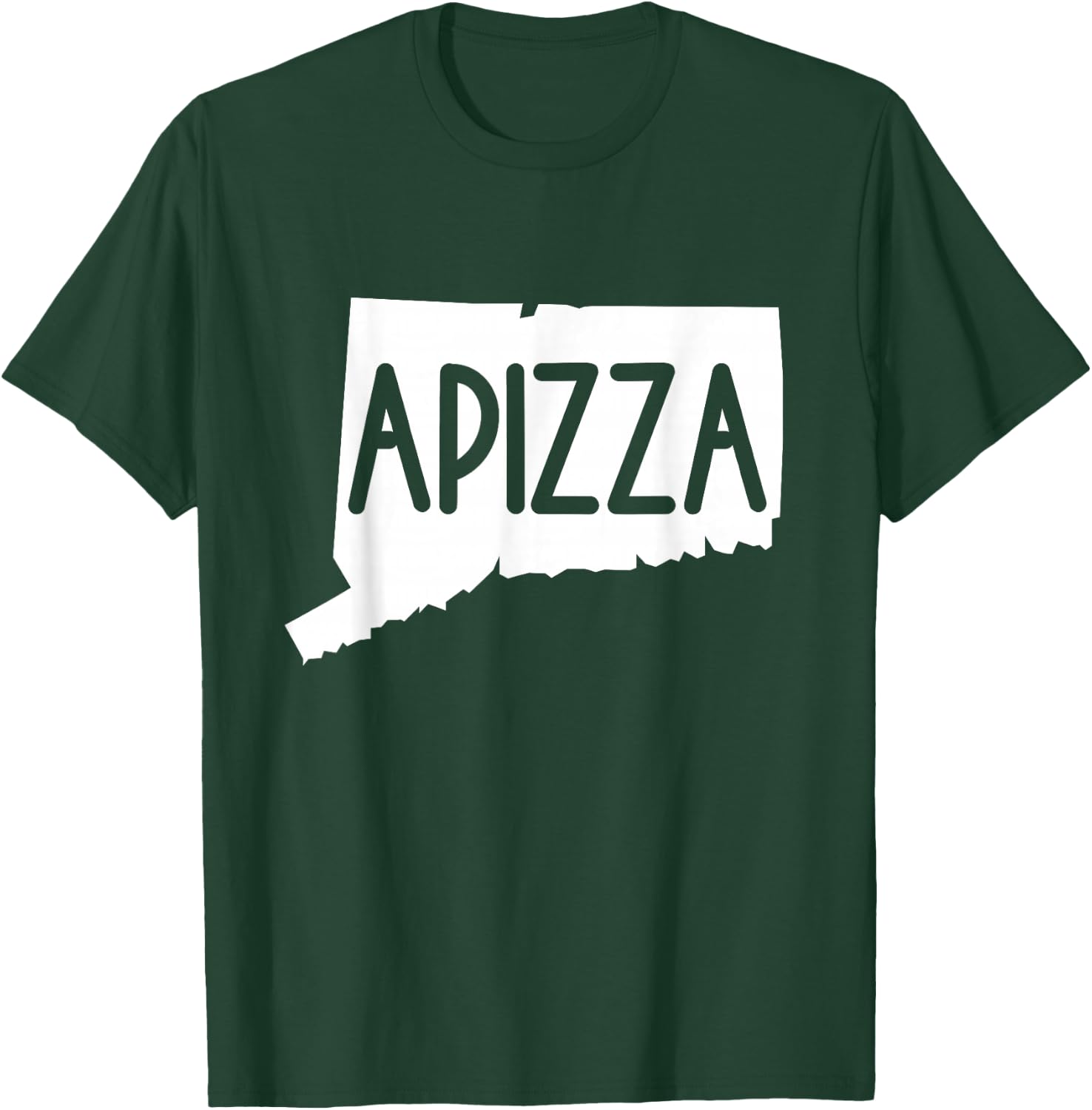 Vintage Apizza Connecticut | CT Pizza Lovers Gifts New Haven T-Shirt - T-Shirt | Forest
