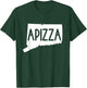 Vintage Apizza Connecticut | CT Pizza Lovers Gifts New Haven T-Shirt - T-Shirt | Forest