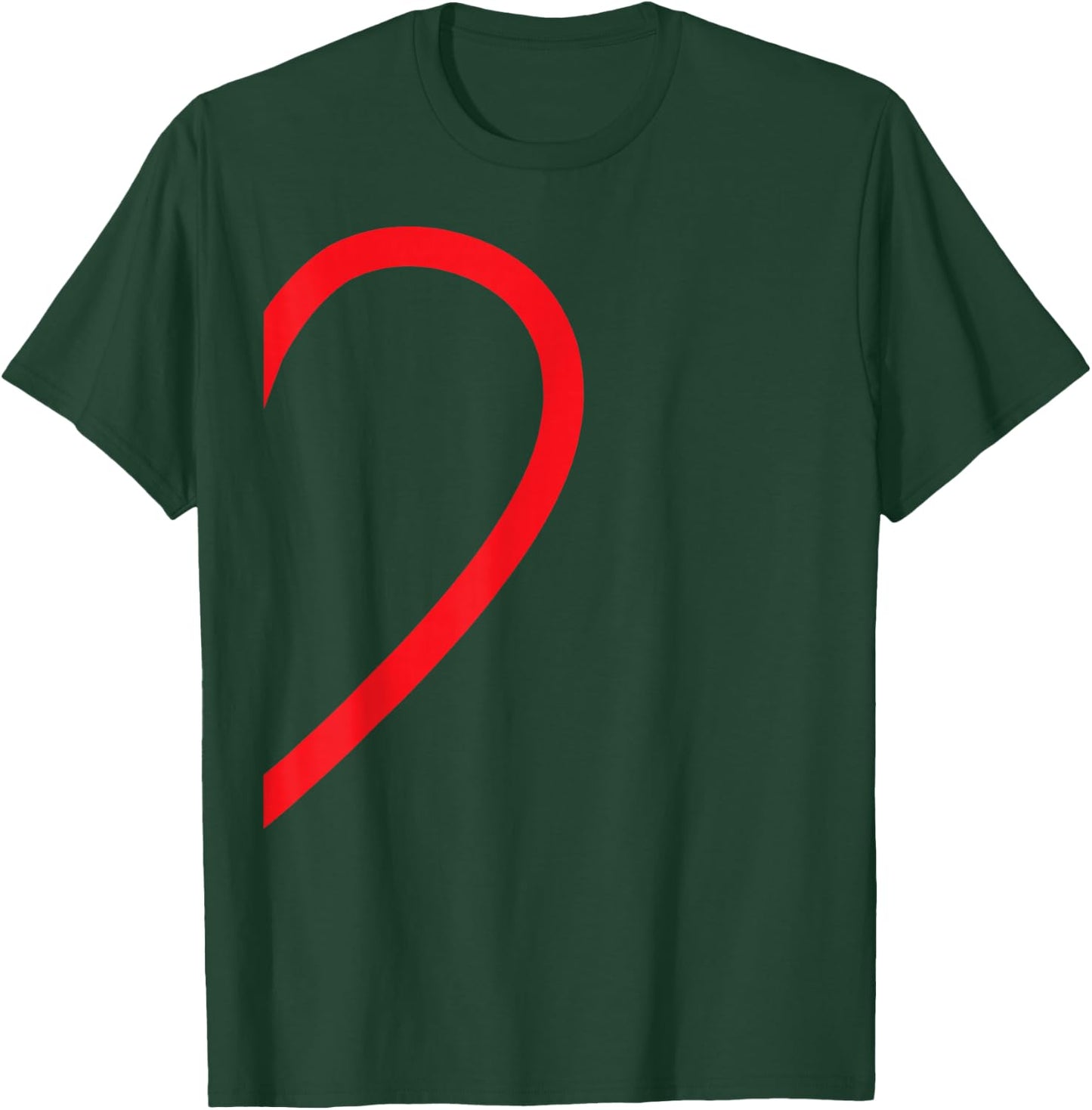 Half Heart Partner Couple Pyjamas Right Side Lovers Couple T-Shirt - T-Shirt | Forest