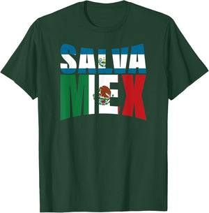 Salvadorian Mexican El Salvador Mexico Mujer Woman Pupusas T-Shirt - T-Shirt | Forest