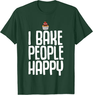Funny Baking For Cookie Cake Bakers Pastry Chef Men Women T-Shirt - T-Shirt | Forest