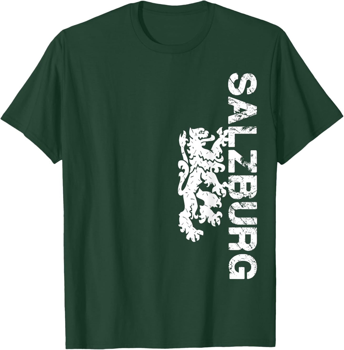 Salzburg with Salzburg Lions Coat of Arms T-Shirt - T-Shirt | Forest