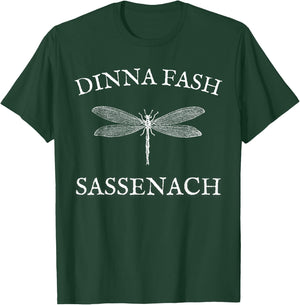 Sassenach Dragonfly - Dinna Fash T-Shirt - T-Shirt | Forest