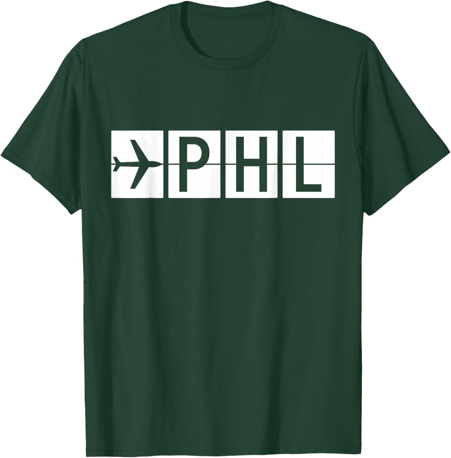 PHL Philadelphia Philly Pennsylvania Airport T-Shirt - T-Shirt | Forest
