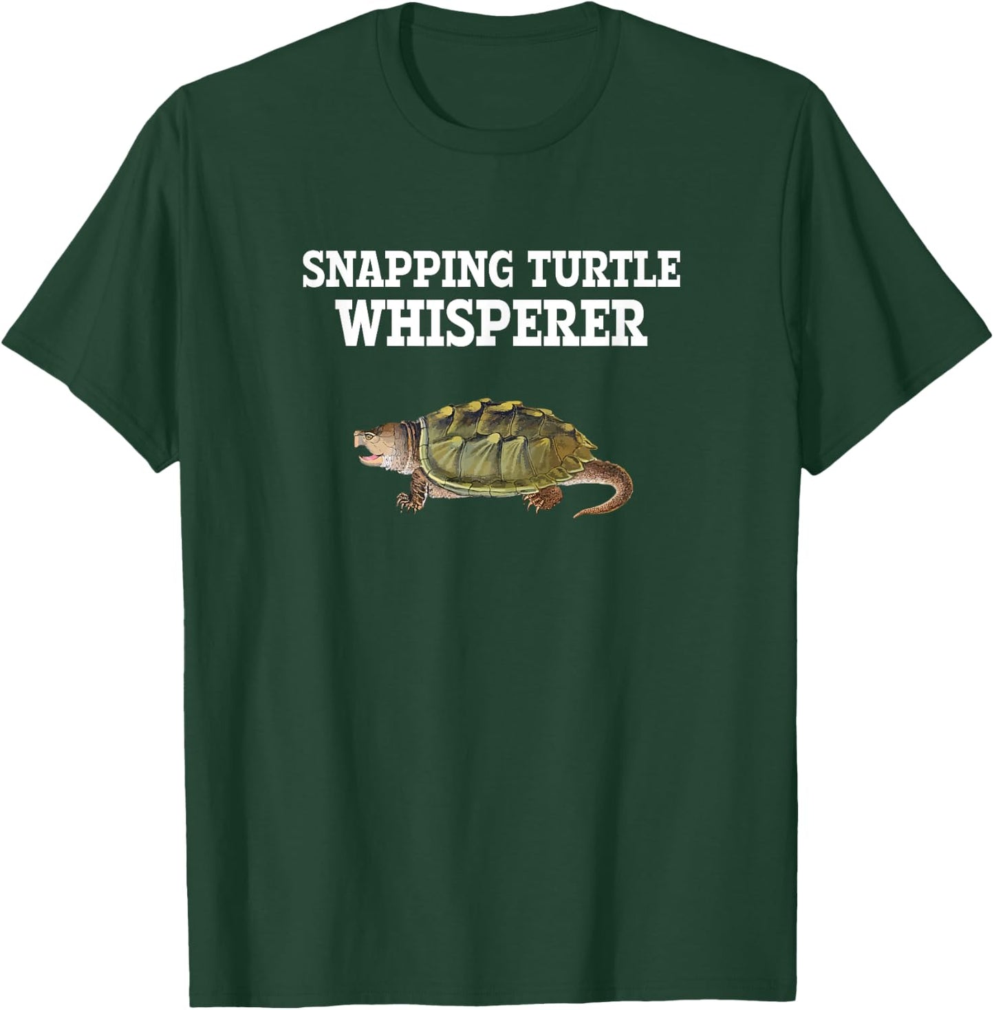 Snapping Turtle Whisperer, Snapping Turtle T-Shirt - T-Shirt | Forest