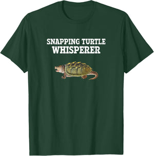 Snapping Turtle Whisperer, Snapping Turtle T-Shirt - T-Shirt | Forest