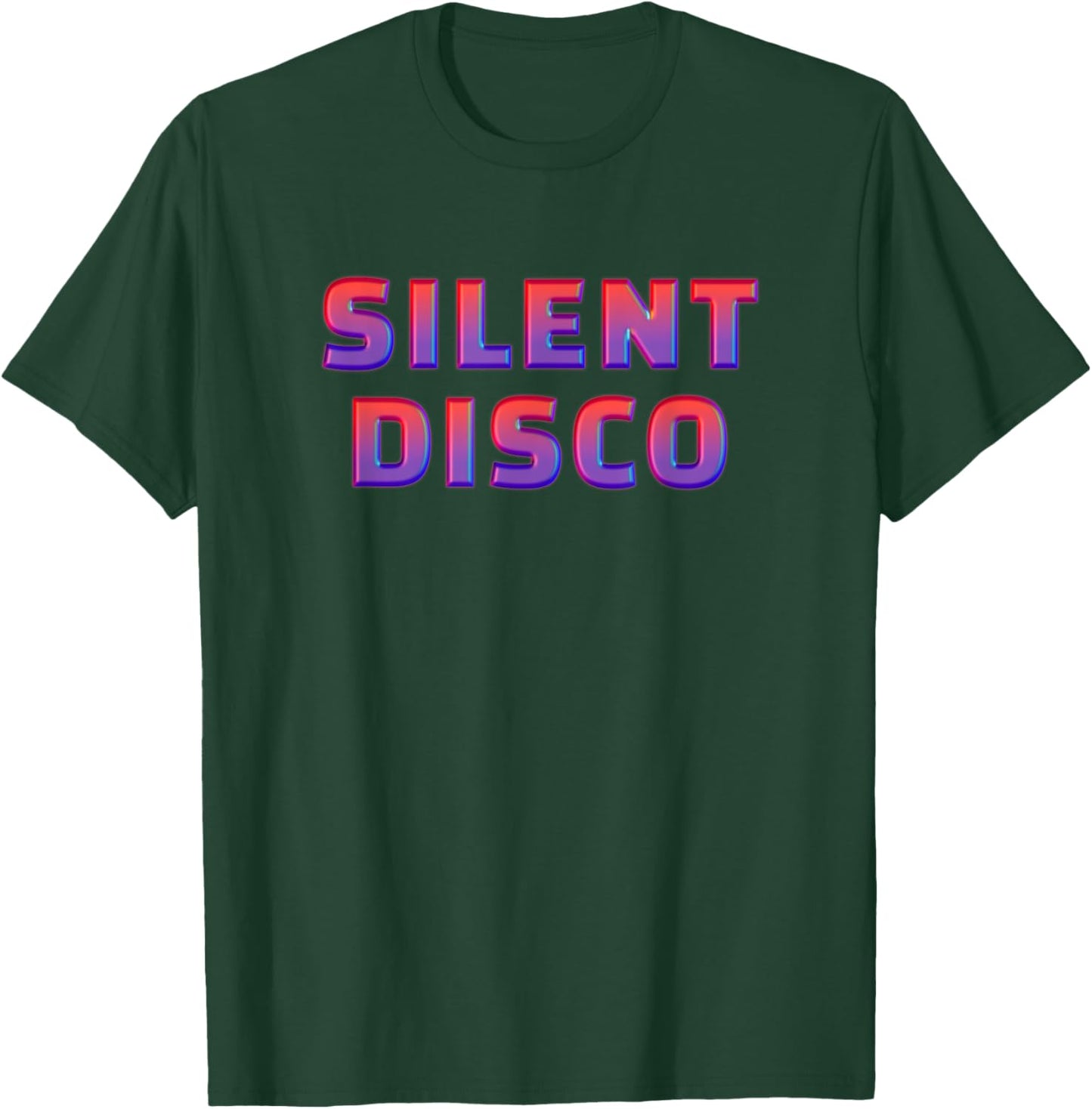 Retro Silent Disco Art - Dance Hip Hop Music Lover T-Shirt - T-Shirt | Forest