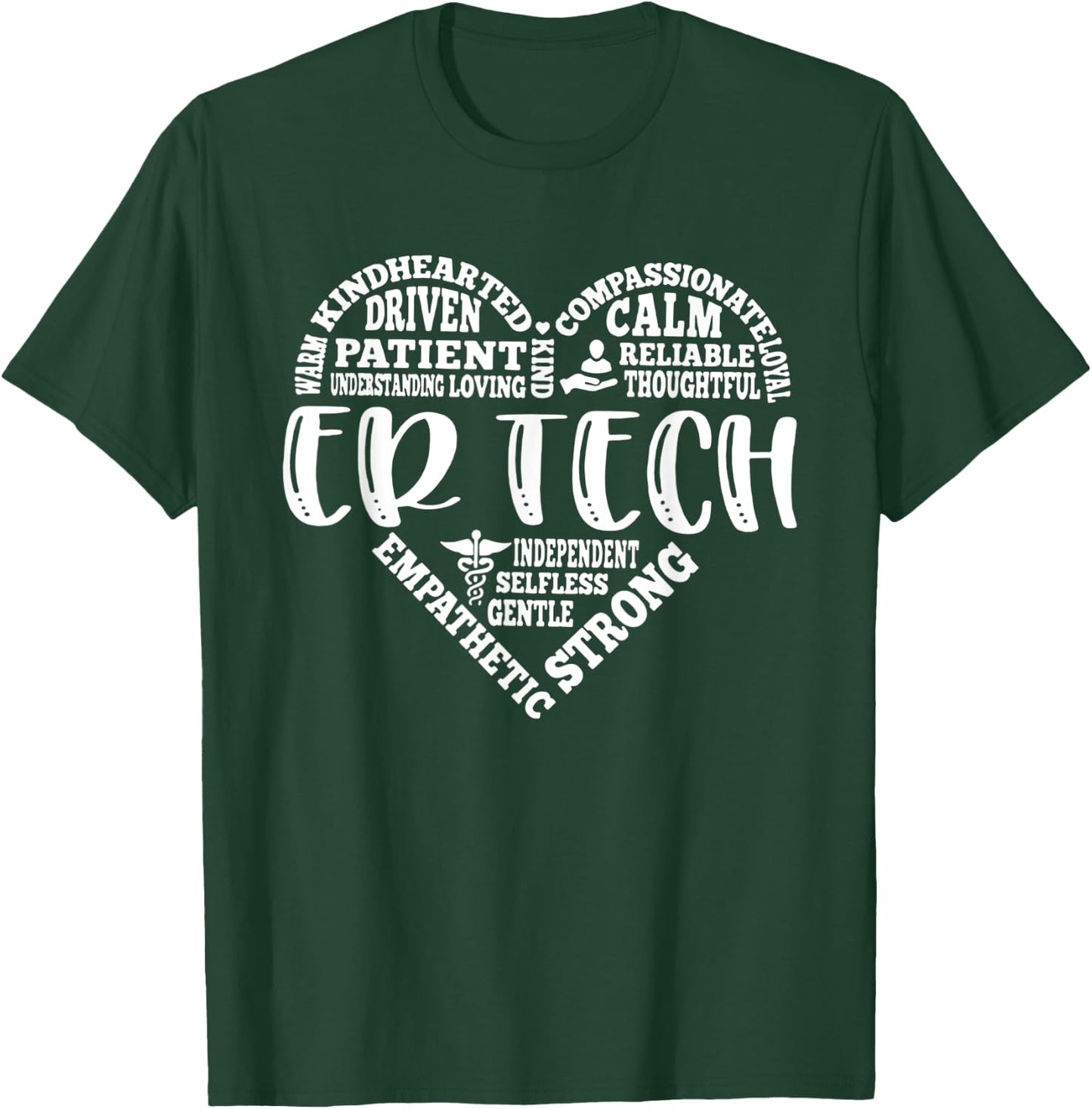 ER Technician Emergency Room T-Shirt - T-Shirt | Forest