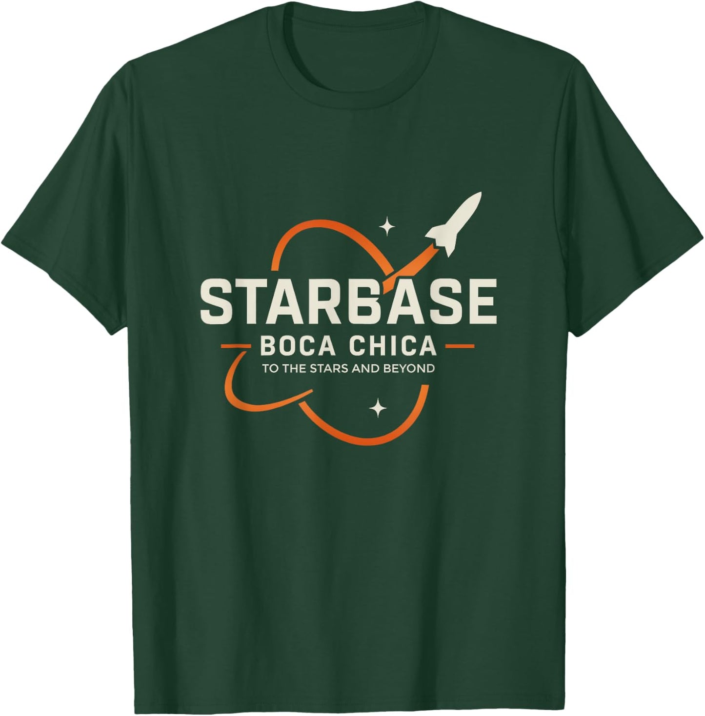 Starbase Boca Chica Gift Men Women Kids T-Shirt - T-Shirt | Forest