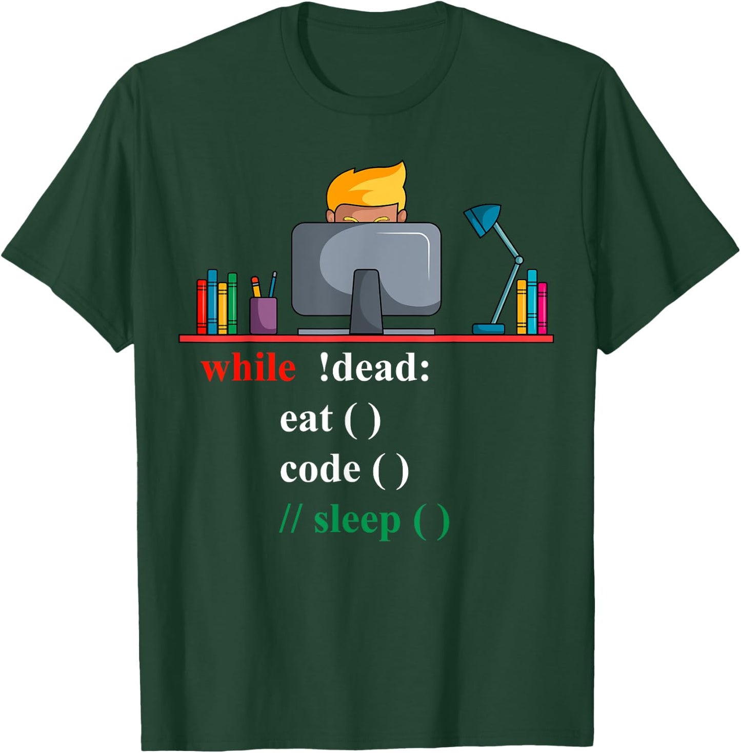 Funny Programming Programmer Coder Coder Programmer Software Computer Web Developer Engineer T-Shirt - T-Shirt | Forest