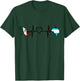 Mexico Honduras Flag - Mexican Honduran Heartbeat T-Shirt - T-Shirt | Forest