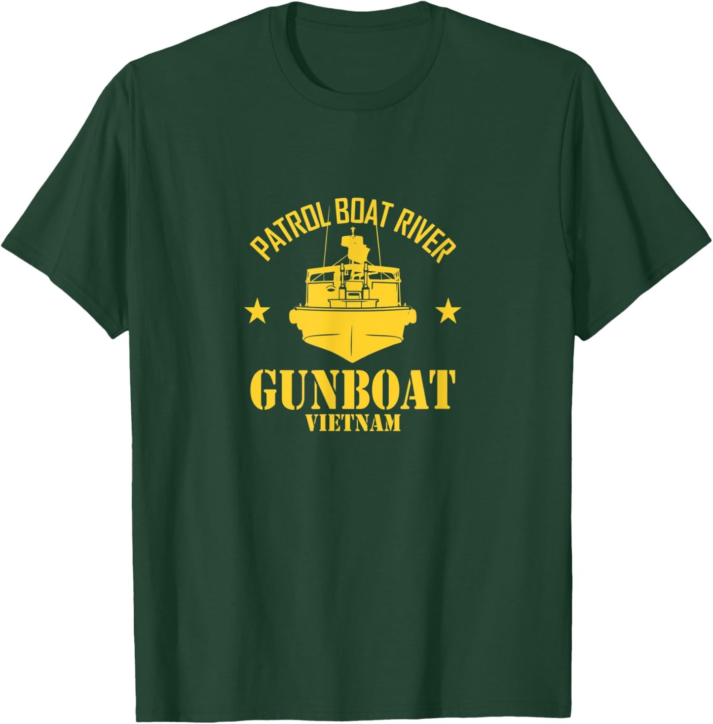 Patrol Boat River PBR Gunboat Vietnam Veteran Veterans Day T-Shirt - T-Shirt | Forest