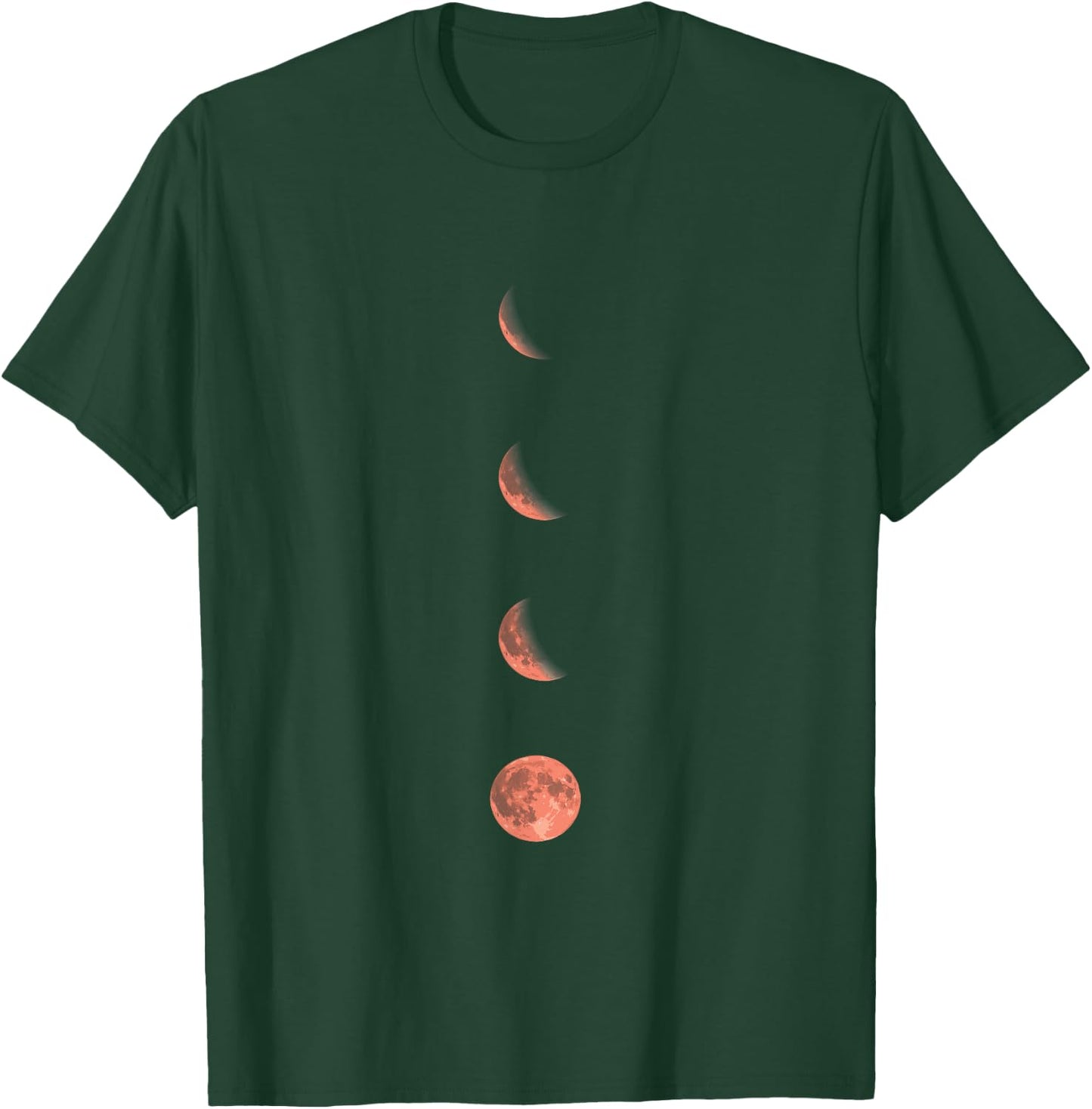 Moon Phases Lunar Science Astronomy Space Lover T-Shirt - T-Shirt | Forest