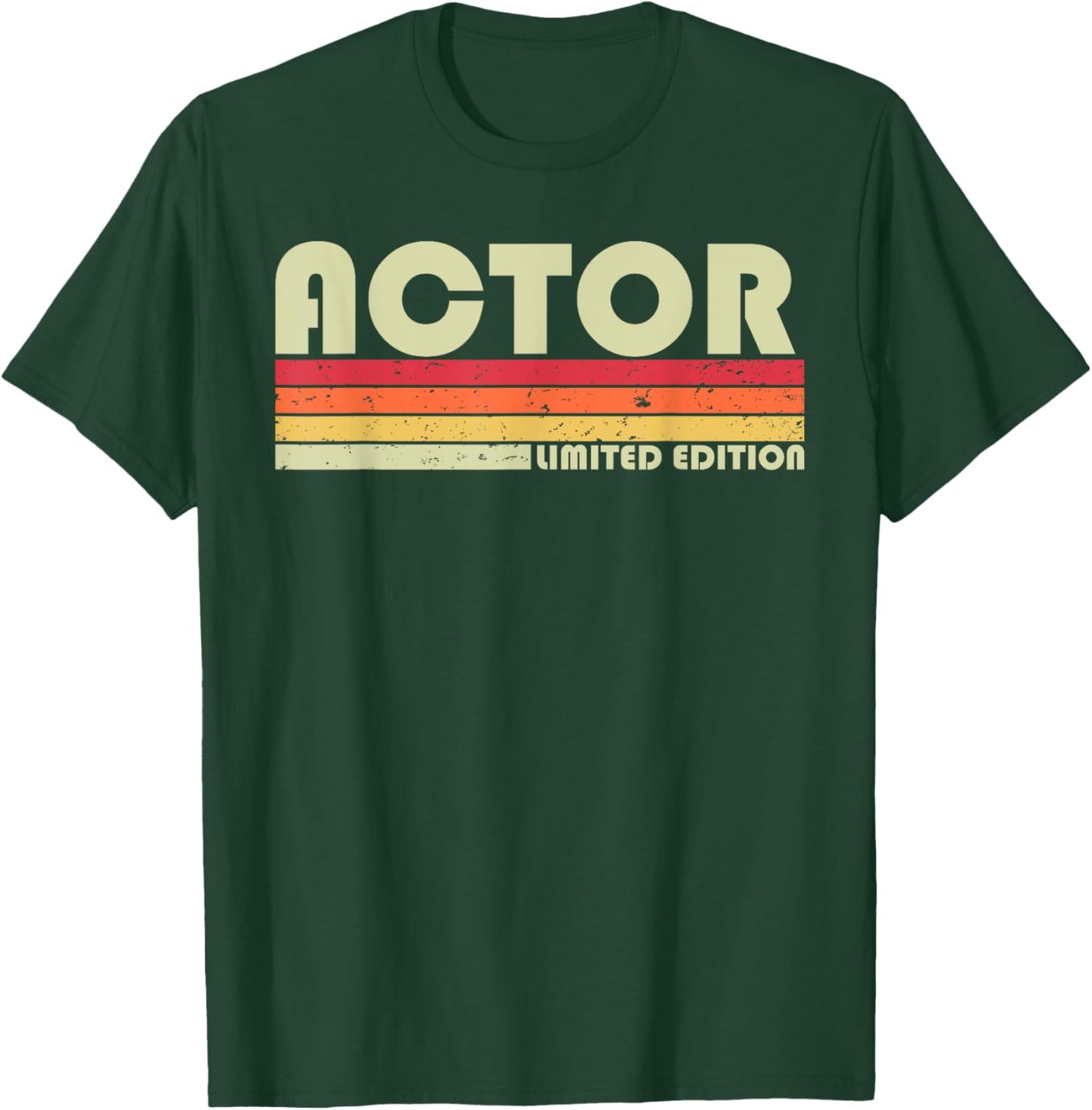 Personal Christmas Retro Vintage Graduation Gifts ACTOR Funny Job Title Profession Birthday Worker Idea T-Shirt - T-Shirt | Forest