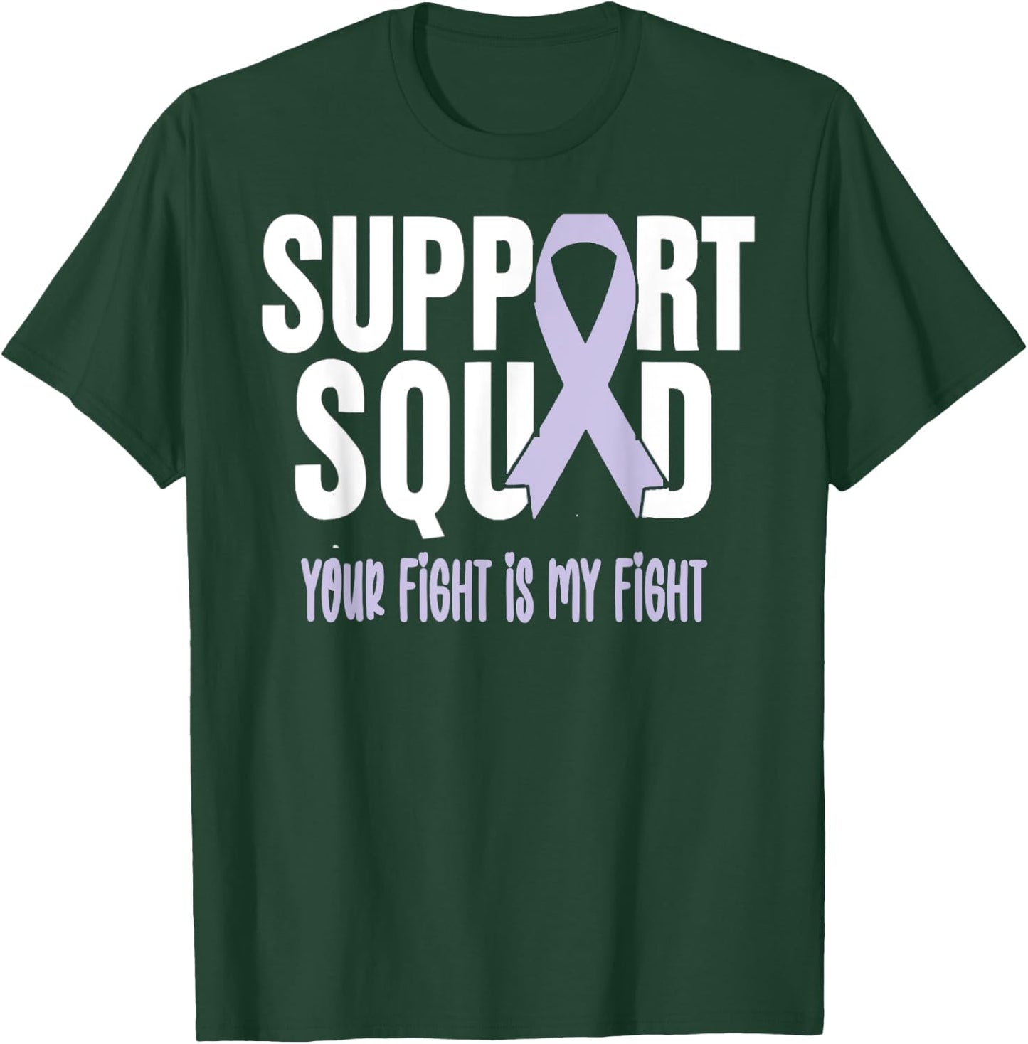 Esophageal Cancer Support Squad Esophageal Cancer Awareness T-Shirt - T-Shirt | Forest