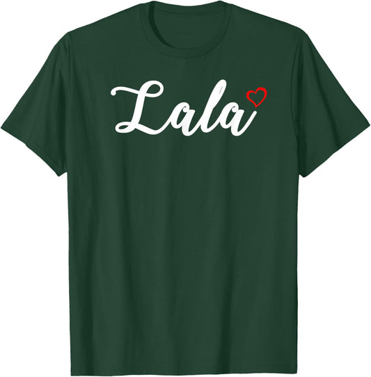 Cute Lala Lover Gift Grandma Christmas Gifts T-Shirt - T-Shirt | Forest