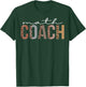 Math Coach Leopard Appreciation Funny For Work T-Shirt - T-Shirt | Forest