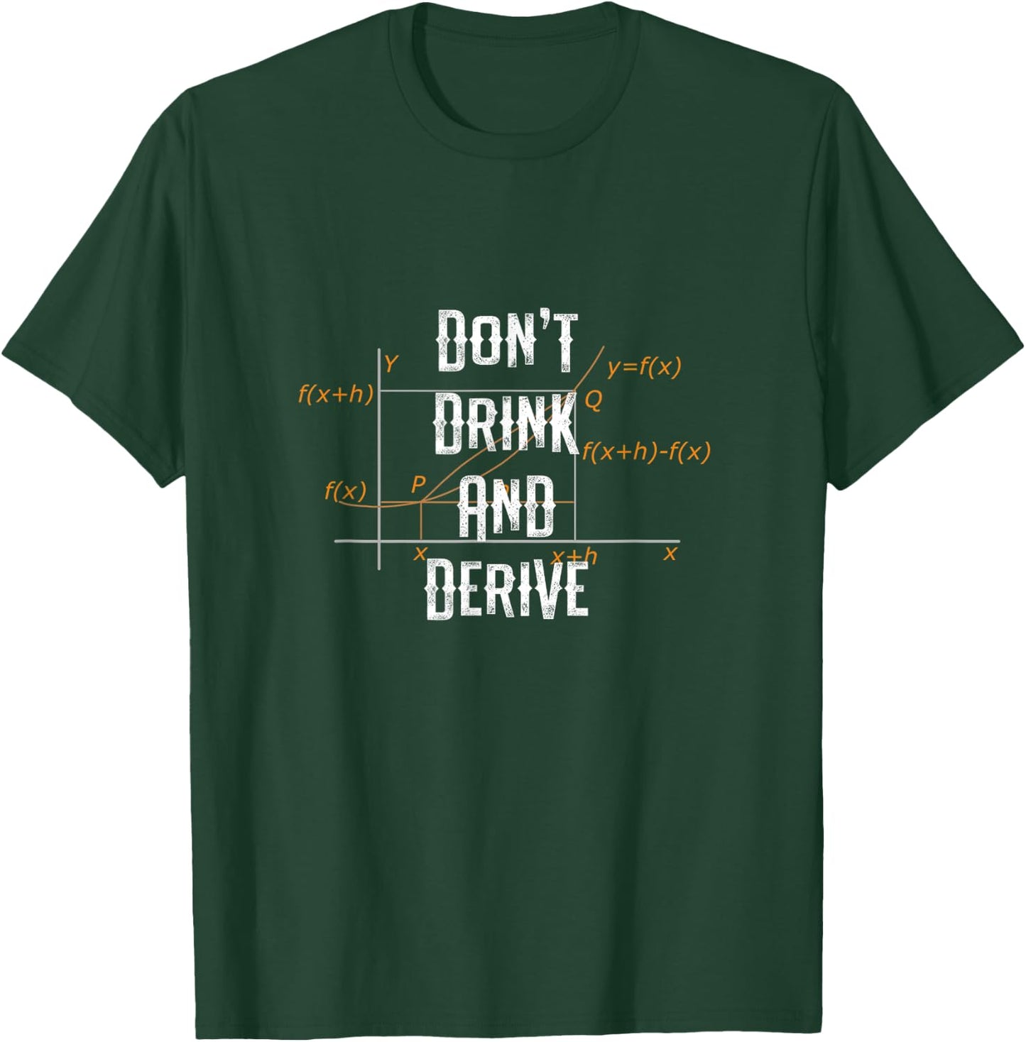 Don't Drink and Derive - Funny Math Major T-Shirt - T-Shirt | Forest